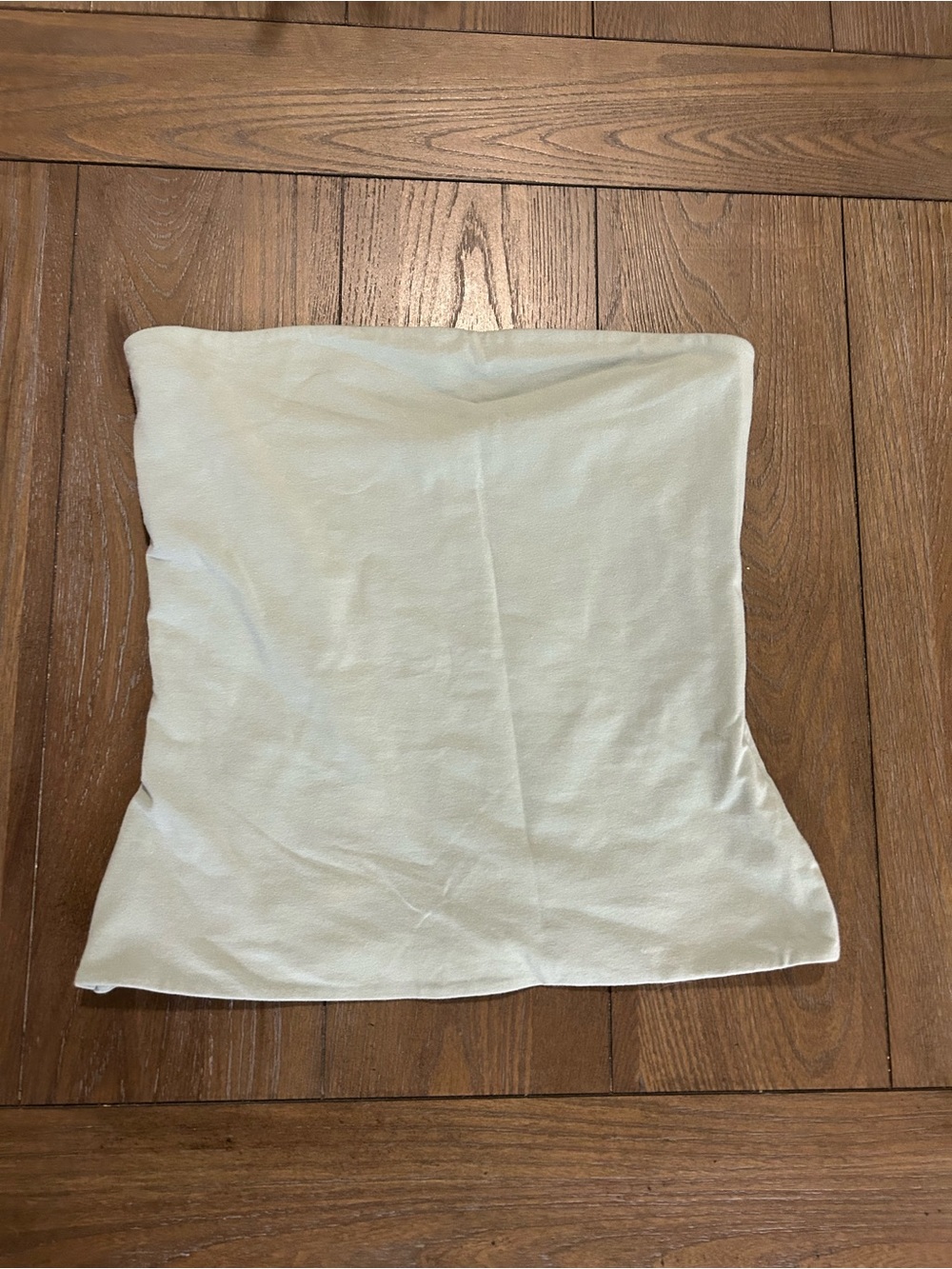 Aritzia light green Strapless Stretch Mini Skirt